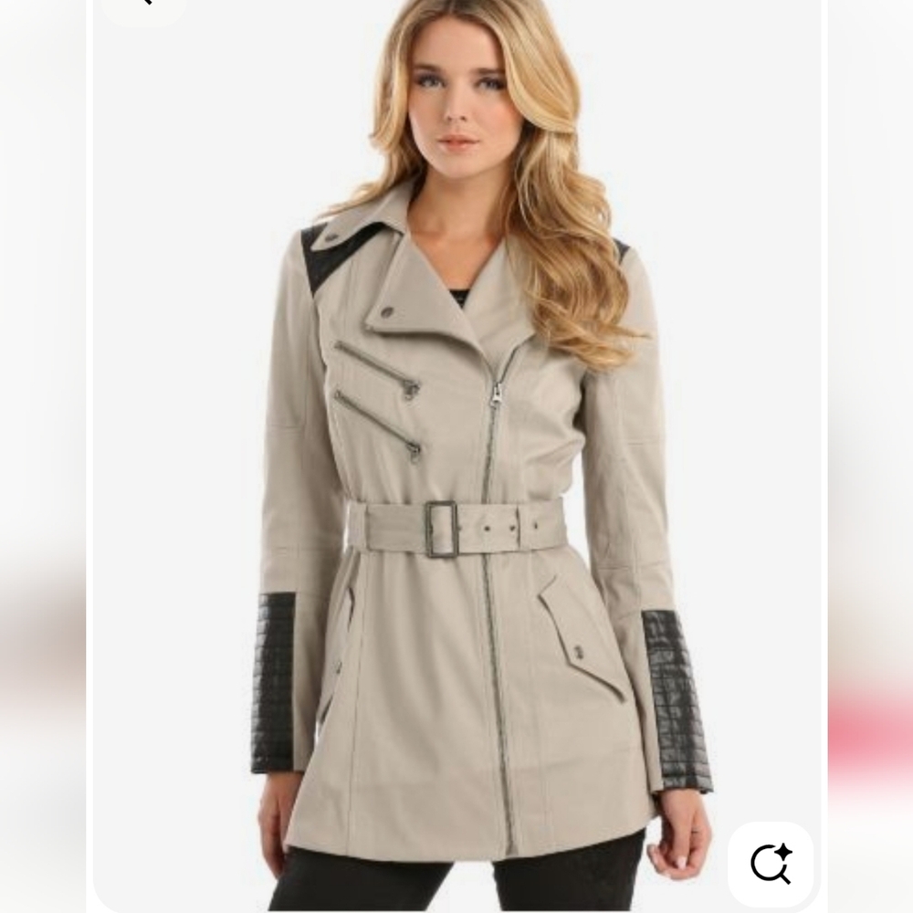 GUESS Quilted Trench Jacket (XS)